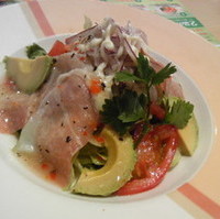 生ハムとアボカドのサラダ