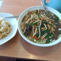 ニラそば・半チャーハン