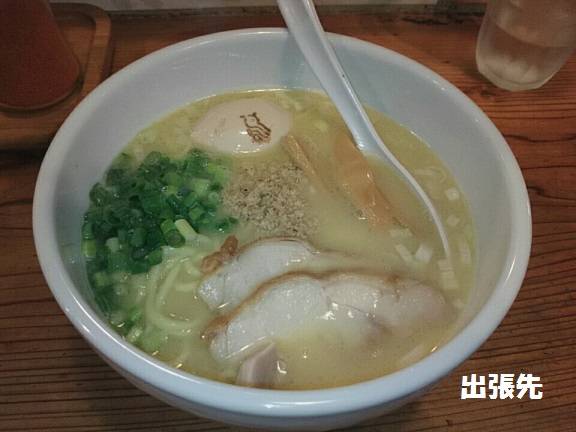 白鶏らーめん＋半熟味付け玉子