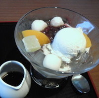 十勝あずきクリームあんみつ