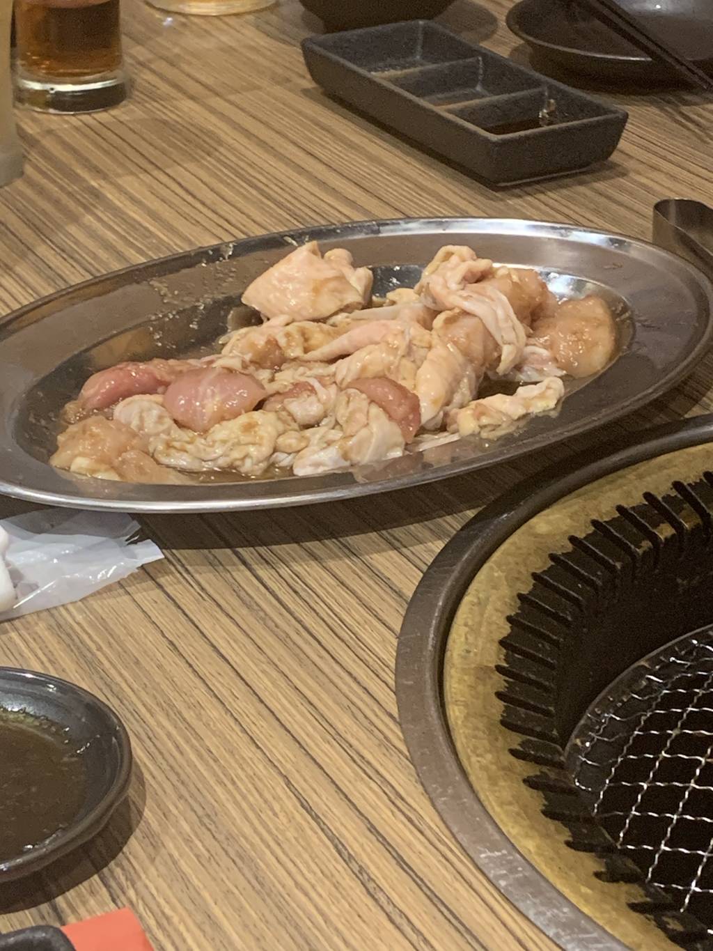 焼肉スタイルでアツアツを