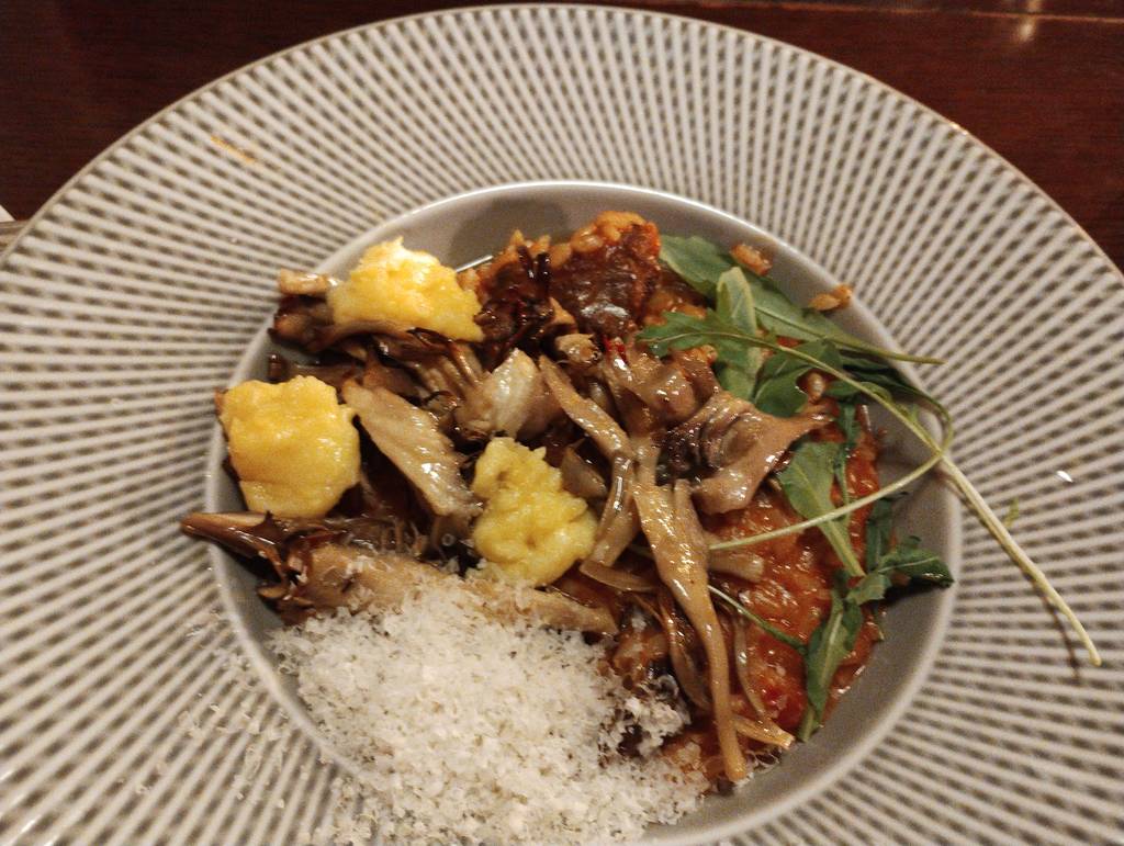 １０／２４　ランチセット　マイタケのリゾット