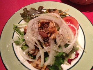 チキンのサラダ