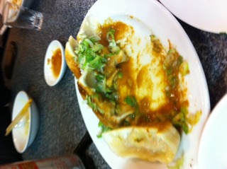 ねぎ味噌　餃子