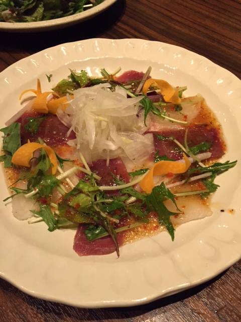 鮮魚のカルパッチョ