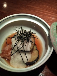 秋なすの揚げだし