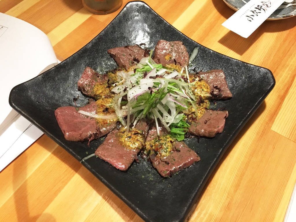 和牛ロースのカルパッチョ