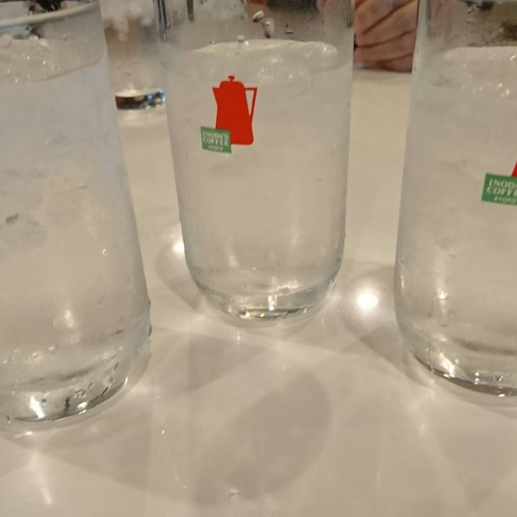 イノダコーヒ本店の、ナチュラルミネラルウォーターです。