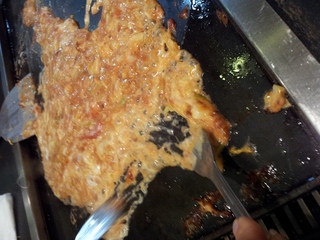 トマト・チーズもんじゃ