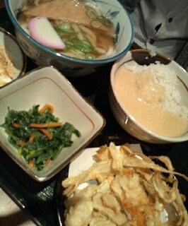 かきあげ麦とろ御膳