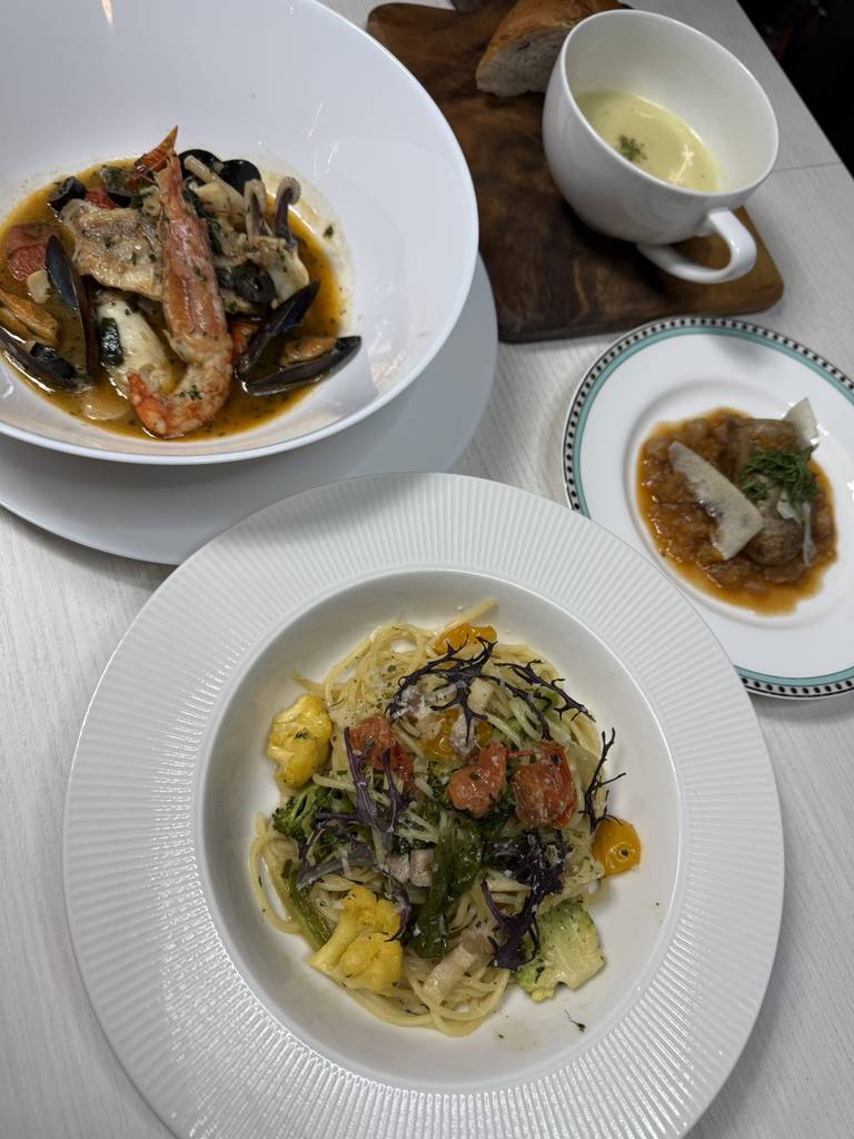 新しいパスタメニューみたいです。