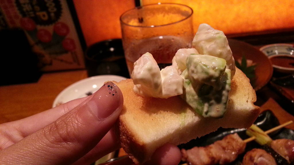 海老とアボカドのわさびマヨ