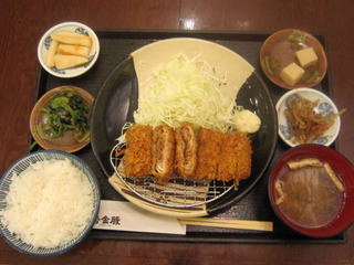 新生姜の豚バラはさみカツ膳