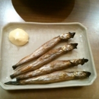 子持ちししゃも炙り焼き