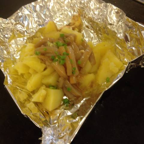 塩辛じゃがバター