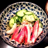 カニ酢の物