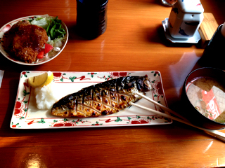 サバの塩焼き定食