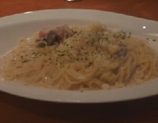 半熟たまごのカルボナーラ