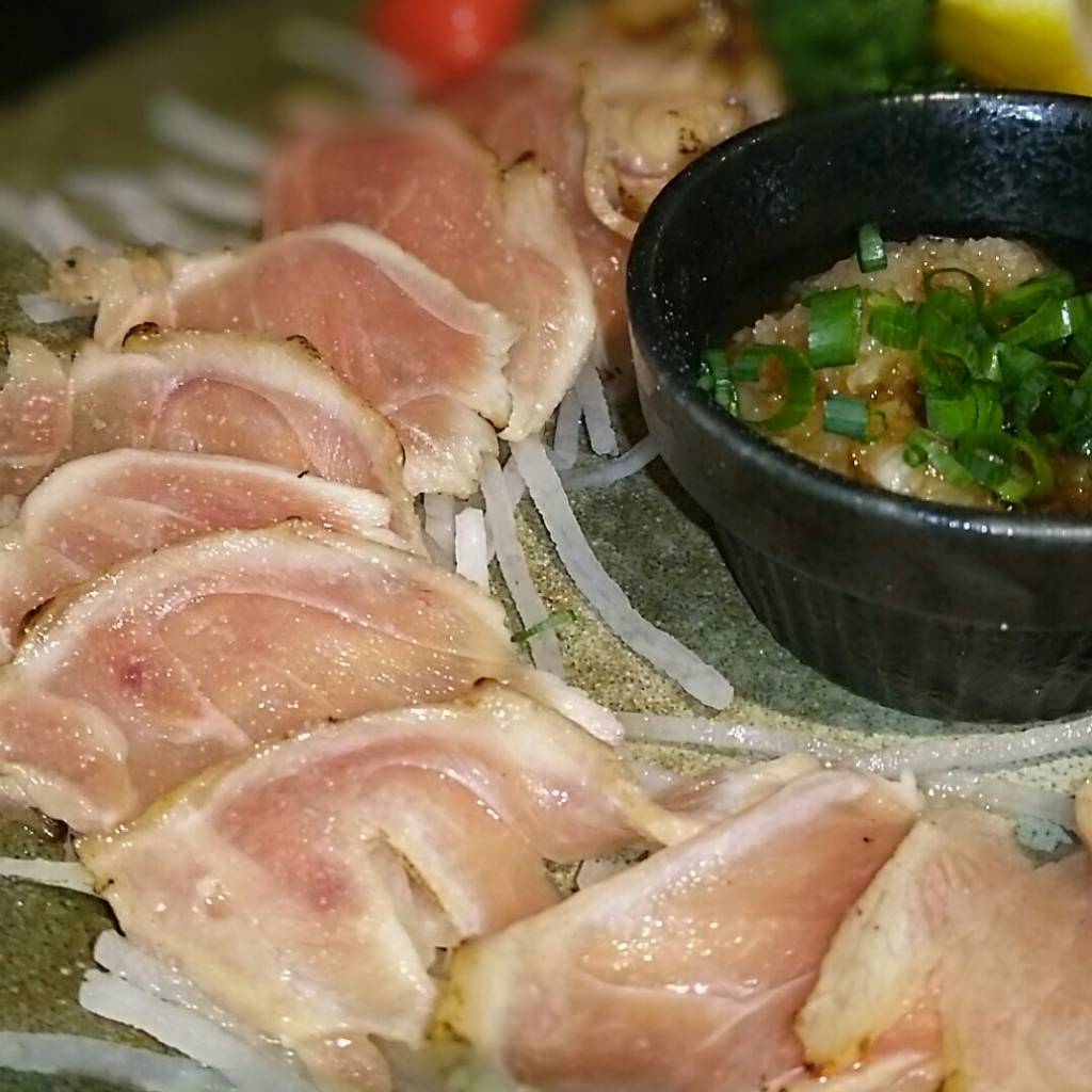 鹿児島県産鶏のたたき