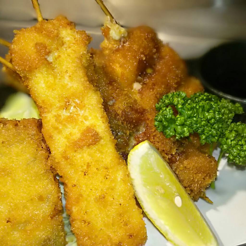 串揚げ五点盛り