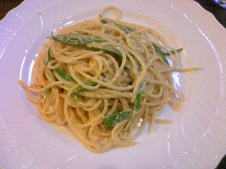 オマールエビのミソクリームソース