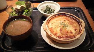 里芋と鶏そぼろのグラタン