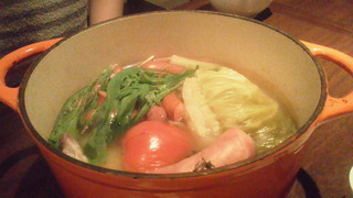 初夏のお野菜と魚貝類の贅沢な盛り合わせ