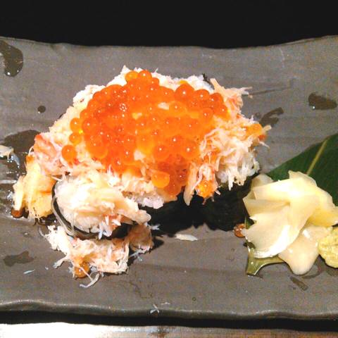 いくら　蟹　こぼれ寿司