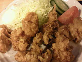 鶏の天ぷら定食