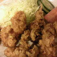 鶏の天ぷら定食