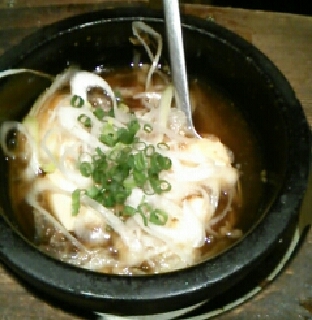 牛すじ煮込み豆冨