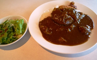 メンチカツカレー