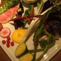 千葉県契約農場直送朝採り野菜のサラダ