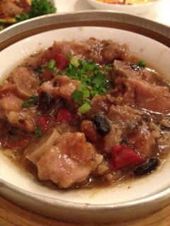 スペアリブの黒豆蒸し