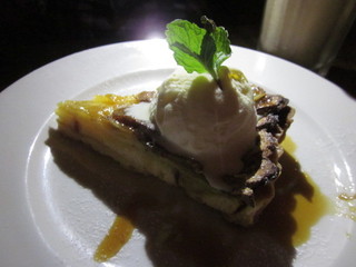 キャラメルバナナのあったかタルト