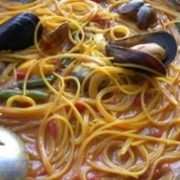 パスタのパエージャ