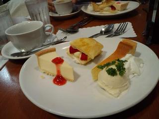 ３品ケーキ盛り合わせ