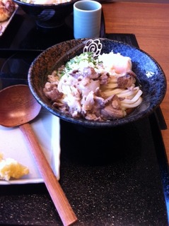 塩豚ねぎうどん