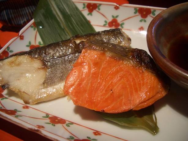 季節の焼き魚二種盛り