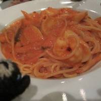 海の幸の　トマトスパゲッティ