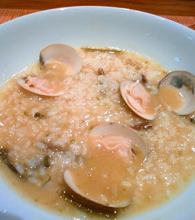 はまぐりと山菜のカルドソ