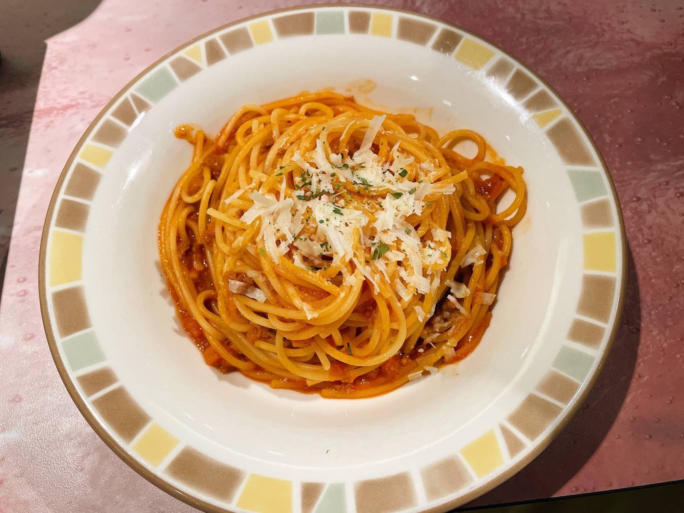 ミートソースボロニア風