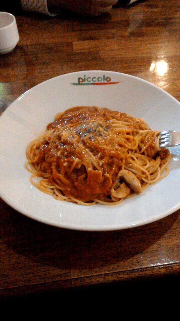 ミートソースパスタ