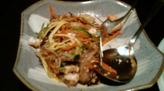 季節野菜たっぷりのチャプチェ