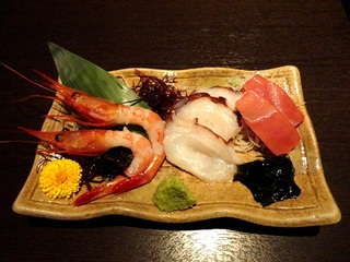 刺身三種盛り