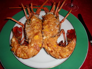 伊勢海老のオーブン焼きシャネルスタイル