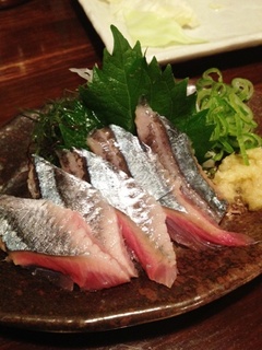 秋刀魚のお刺身