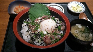 鰺のたたき生姜だれ丼