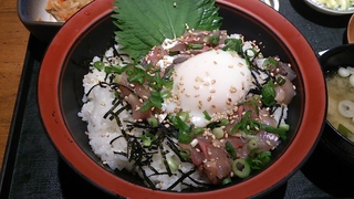 鰺のたたき生姜だれ丼