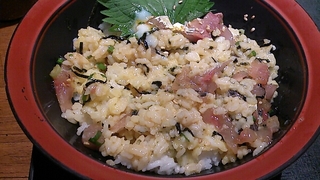 鰺のたたき生姜だれ丼